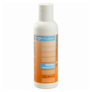 DIAFARM SHAMPOO CHLORHEX 0,5% šampūns suņiem, kaķiem ar hlorheksidīnu 150ml